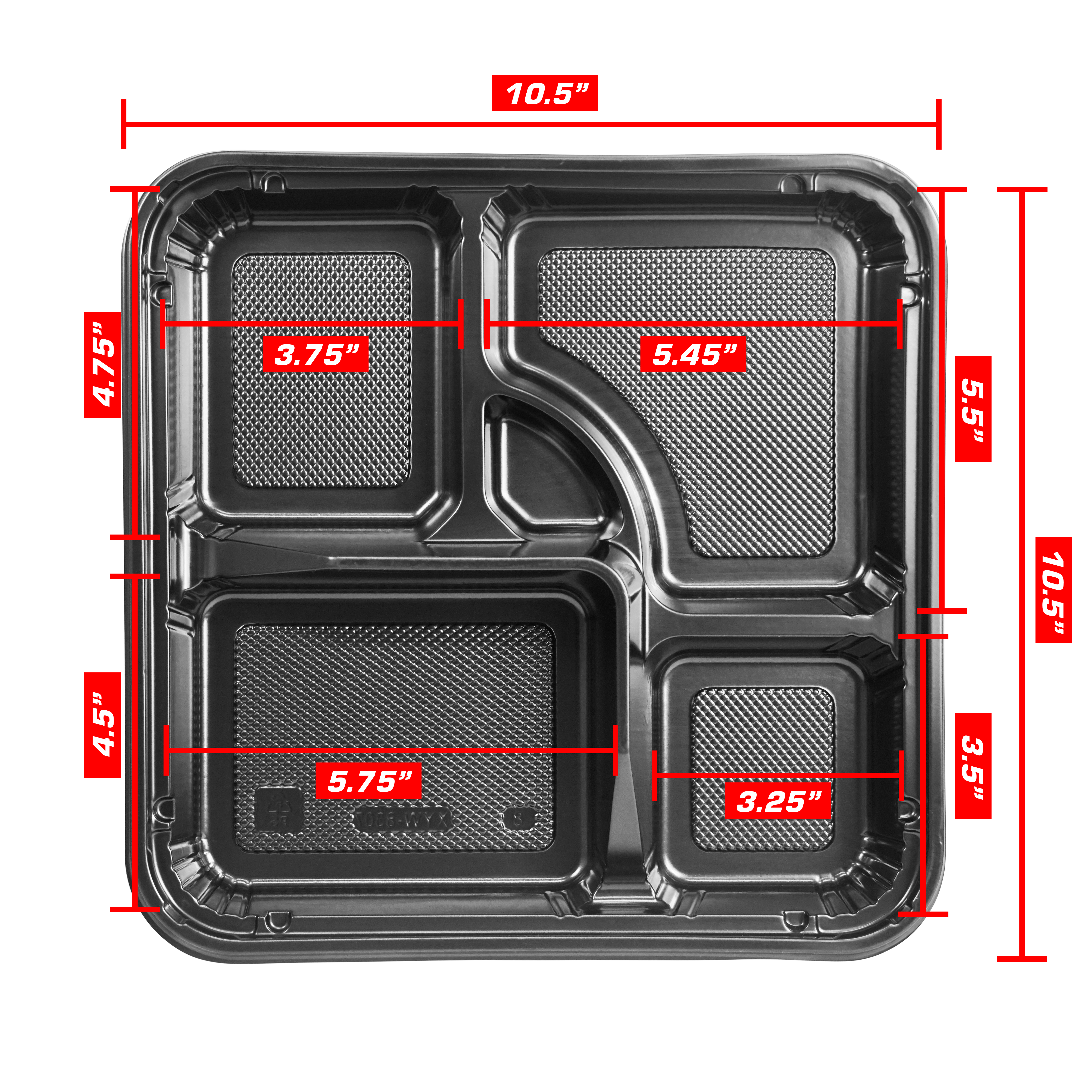 Bento Togo Box 10.6"×10.6"×1.5" 50/100PCS per BOX C-9