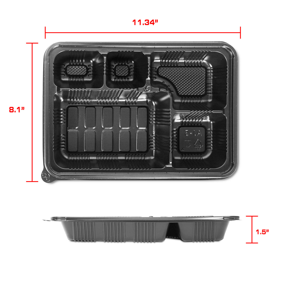 Korean Togo Box 11.34"X8.1"x1.5" 50/100/200pc K-14