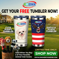 2PC Golf Club Covers Animal fit Driver with Free Tumbler