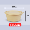 Korean Togo Box 51oz 50/100/200pc K-3-1