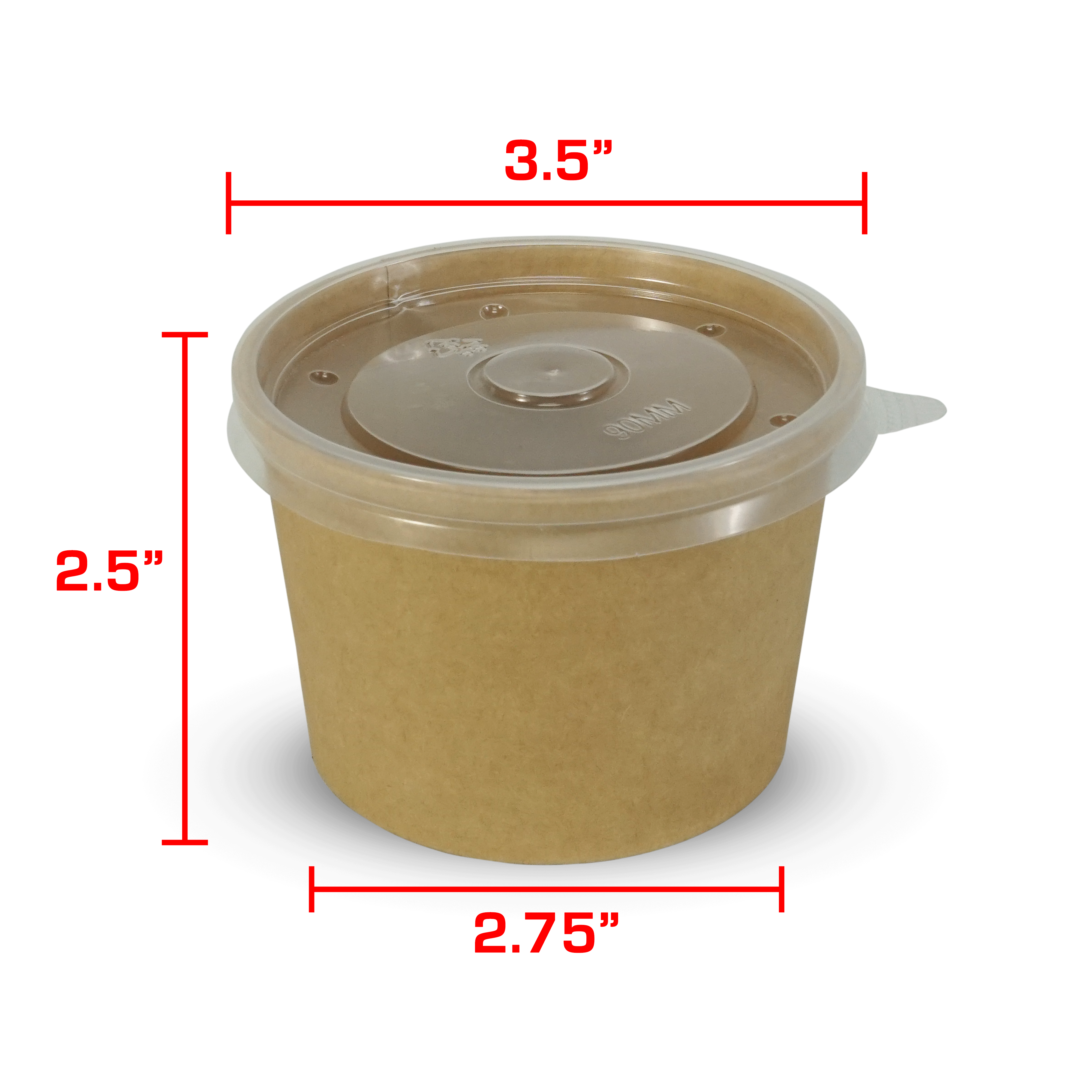 Korean Togo Box 3.5x2.75" 50/100/500pc KS-2