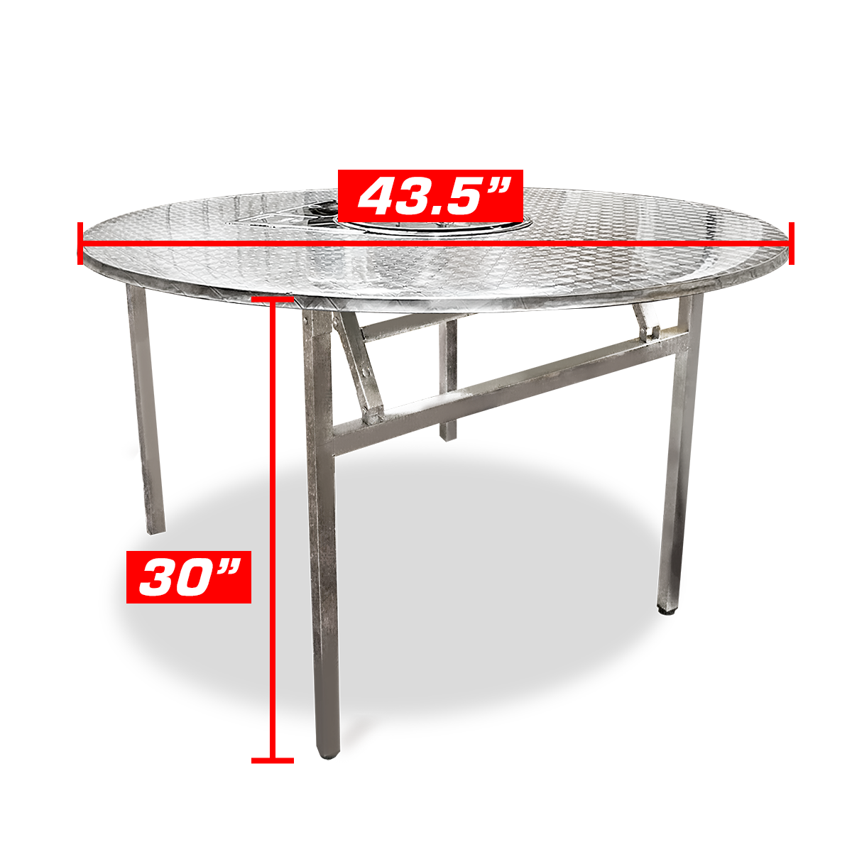 [SALE] Foldable Korean BBQ Table – Large Charcoal Set