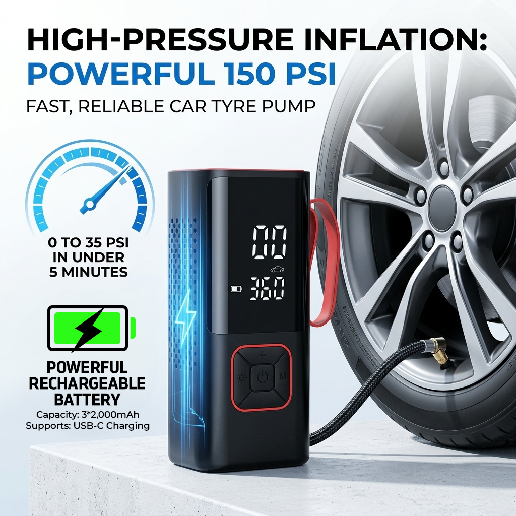 Portable Tire Air Compressor