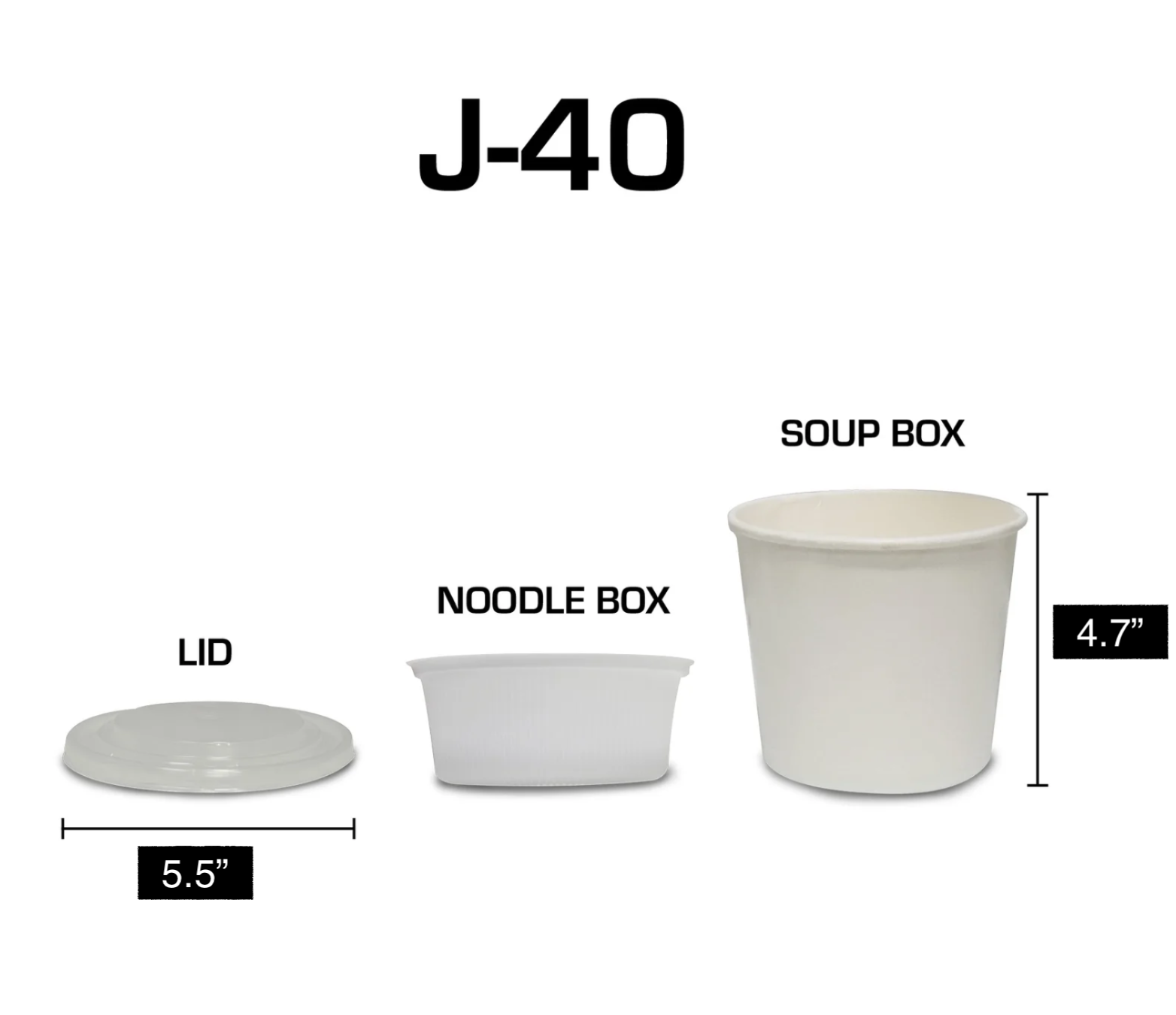 Japanese Togo Box 5.5X4" 50/100/500pc/Box J-40